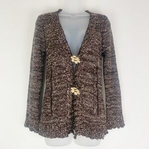 BCBGmaxazria Sweater Medium Cardigan Boho Fairy Grunge Cottage Goblin Indie M